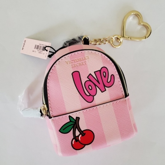 Victoria’s Secret Mini Backpack Keychain / Bag Charm. - Picture 5 of 6